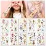 Yarlilyan 100+ Fairy Glitter Tattoos for Girls, Children Birthday Party Favor Temporary Tattoo Sticker, Magic Fantasy Butterfly Flower Pink Fake Waterproof tattoo on kids Body Hand Arm Face 10 Sheets Yarlilyan 100+ Fairy Glitter Tattoos for Girls, Children Birthday Party Favor Temporary Tattoo Sticker, Magic Fantasy Butterfly Flower Pink Fake Waterproof tattoo on kids Body Hand Arm Face 10 Sheets