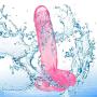 Lycwsd001 7.48 Inch Realistic Massager Toys Lifelike Silicone-Dîldɔ with Suction Cup for Women Feel Like The Same lycwsd001