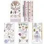 Lady Up Waterproof Metallic Temporary Tattoo 20 sheets in Gold Silver Tattoos,Shimmer Temporary Tattoos for Body Art Lady Up Waterproof Metallic Temporary Tattoo 20 sheets in Gold Silver Tattoos,Shimmer Temporary Tattoos for Body Art