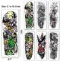 Leoars Temporary Sleeve Tattoos, Extra Large Full ArmTattoos Sleeves and Half Arm Fake Tattoos for Men Women Body Art, 24-Sheet Leoars Temporary Sleeve Tattoos, Extra Large Full ArmTattoos Sleeves and Half Arm Fake Tattoos for Men Women Body Art, 24-Sheet