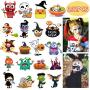 MISS FANTASY Halloween Tattoos, 192 PCS Halloween Temporary Tattoos with 32 Glow in The Dark Children Tattoos Halloween Ghost Monster Skeleton Tattoos for Kids