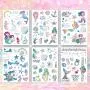 Ooopsi Mermaid Party Supplies Temporary Tattoos for Kids - 7 Large Sheet, 100+ Glitter Styles, Mermaid Party Favors and Birthday Decorations for Children Girls Ooopsi Mermaid Party Supplies Temporary Tattoos for Kids - 7 Large Sheet, 100+ Glitter Styles, Mermaid Party Favors and Birthday Decorations for Children Girls