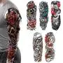 Full Arm Temporary Tattoo, 5 Sheets Temporary Tattoo Black tattoo Body Stickers for Man Women. Full Arm Temporary Tattoo, 5 Sheets Temporary Tattoo Black tattoo Body Stickers for Man Women.