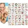Christmas Temporary Tattoos Stickers,Christmas Decorations with Santa Claus Christmas Tree Socks Reindeer Gift Bags for Kids Christmas Party,Fun Christmas Holiday Tattoo for Kids （30 sheets）
