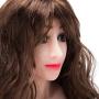 Y-NOT Realistic Silicone 3D Double Sided Body Life Like Love Doll Adult Toy Flesh with Heating Stick, Vibrator, Wig and Sexy Underwear