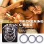 Silicone Cock Ring Penis Ring for Men Stronger Erections, Super Soft Dick Loops Set for Couples Lover Extra Stimulation Sex Toy Sexual Gift (3 in 1 - Grey)