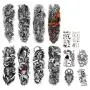 DaLin Extra Large Full Arm Temporary Tattoos and Half Arm Tattoo Sleeves for Men Women, 14 Sheets (Collection 7)