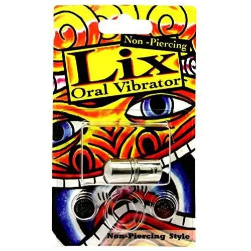 Lix Non Piercing Oral Vibrator Silver Lix Non Piercing Oral Vibrator Silver