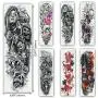 Kotbs 6 Sheets Full Arm Temporary Tattoo, Waterproof Extra Large Temporary Tattoos for Women Men Adults Black Skull Rose Body Art Tattoo Sticker Fake Tattoo Kotbs 6 Sheets Full Arm Temporary Tattoo, Waterproof Extra Large Temporary Tattoos for Women Men Adults Black Skull Rose Body Art Tattoo Sticker Fake Tattoo