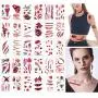 Halloween Zombie Scars Tattoos with Fake Scar Bloody Costume Makeup Halloween Decoration Terror Wound Scary Blood Injury Sticker (30 Sheets) Halloween Zombie Scars Tattoos with Fake Scar Bloody Costume Makeup Halloween Decoration Terror Wound Scary Blood Injury Sticker (30 Sheets)