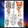 COKTAK 6 Pieces/Lot Large 3D Flower Rose Temporary Tattoos Stickers For Women Girls DOT Pattern Sexy Body Art Big Arm Tatoo Lavender Black Geometric Watercolor Tattoo Daisy Peony Sweetpea Lily Flora COKTAK 6 Pieces/Lot Large 3D Flower Rose Temporary Tattoos Stickers For Women Girls DOT Pattern Sexy Body Art Big Arm Tatoo Lavender Black Geometric Watercolor Tattoo Daisy Peony Sweetpea Lily Flora