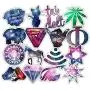 Galaxy Stickers Pack 100 Pcs Suitcase Stickers Vinyl Decals for Laptop Bumper Helmet Ipad Car Luggage Water Bottle Galaxy Stickers Pack 100 Pcs Suitcase Stickers Vinyl Decals for Laptop Bumper Helmet Ipad Car Luggage Water Bottle