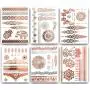 Terra Tattoos Temporary Henna Metallic Tattoos - Over 75 Mandala Tattoos (Rose Gold) Terra Tattoos Temporary Henna Metallic Tattoos - Over 75 Mandala Tattoos (Rose Gold)