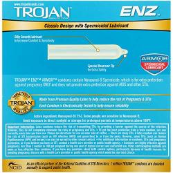 Trojan ENZ Condom ENZ Spermicidal