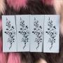 DaLin 4 Sheets Sexy Floral Temporary Tattoos for Women Flowers Collection (Snake and Cherry) DaLin 4 Sheets Sexy Floral Temporary Tattoos for Women Flowers Collection (Snake and Cherry)