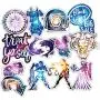 Galaxy Stickers Pack 100 Pcs Suitcase Stickers Vinyl Decals for Laptop Bumper Helmet Ipad Car Luggage Water Bottle Galaxy Stickers Pack 100 Pcs Suitcase Stickers Vinyl Decals for Laptop Bumper Helmet Ipad Car Luggage Water Bottle