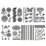 8 Sheets Temporary Tattoo Stickers Lace Sexy Body Waterproof Tattoo stickers Women Wedding Party 8 Sheets Temporary Tattoo Stickers Lace Sexy Body Waterproof Tattoo stickers Women Wedding Party