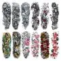 Full Arm Temporary Tattoo For Man Women L19“xW7”(12 Sheets) Full Arm Temporary Tattoo For Man Women L19“xW7”(12 Sheets)
