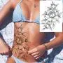 COKTAK 6 Pieces/Lot 3D Realistic Large Black Rose Flower Temporary Tattoos For Women Body Art Arm Big Peony Geometric Tattoo Stickers Adults Fake Waterproof Tatoo Legs Sketch Sexy Girl Peach Lily COKTAK 6 Pieces/Lot 3D Realistic Large Black Rose Flower Temporary Tattoos For Women Body Art Arm Big Peony Geometric Tattoo Stickers Adults Fake Waterproof Tatoo Legs Sketch Sexy Girl Peach Lily