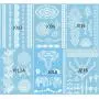 6 Sheets Temporary Tattoo,Flash Fake Waterproof Body Tattoos Stickers Women Wedding Party