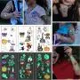 Kids Halloween Temporary Tattoo Stickers Glow in Darkness Children Temporary Tattoos for Face Body Arms Pumpkin Ghost Devil Skull Trick or Treat Water Transfer Stickers for Baby Boys Girls(10 Sheets) Kids Halloween Temporary Tattoo Stickers Glow in Darkness Children Temporary Tattoos for Face Body Arms Pumpkin Ghost Devil Skull Trick or Treat Water Transfer Stickers for Baby Boys Girls(10 Sheets)