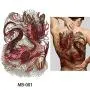 3 Sheets Big Large Full Back Chest Tattoo Sticker Temporary Dragon Decal for Women Men 3 Sheets Big Large Full Back Chest Tattoo Sticker Temporary Dragon Decal for Women Men