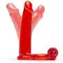 Double Penetrator Cock Ring Anal Vibrator Strap-On