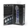 Icicles No 5 Sapphire Spiral Glass Dildo 7 Inch