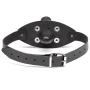 Zado Leather Mouth Gag 5.5 Inch Dildo Harness