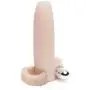 Real Feel Vibrating Penis Girth Enhancer with Ball Loop Real Feel Vibrating Penis Girth Enhancer with Ball Loop