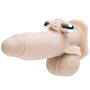 Real Feel Vibrating Penis Girth Enhancer with Ball Loop