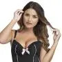 Worldgirl Seduce Me Black Push-Up Basque Set Worldgirl Seduce Me Black Push-Up Basque Set