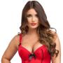 Worldgirl Seduce Me Red Push-Up Basque Set