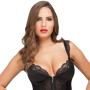 Worldgirl Treasure Me Black Basque Set