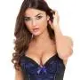 Worldgirl Purple Push-Up Basque Set