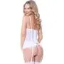 Seven 'til Midnight White Underwired Laced Bustier Set