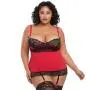 Worldgirl Plus Size Adore Me Underwired Basque Set Worldgirl Plus Size Adore Me Underwired Basque Set