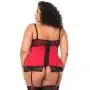 Worldgirl Plus Size Adore Me Underwired Basque Set Worldgirl Plus Size Adore Me Underwired Basque Set