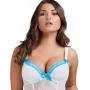 Worldgirl White Lace Push-Up Basque Set