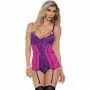 Escante Pink Merry Widow Lace Bustier Set Escante Pink Merry Widow Lace Bustier Set