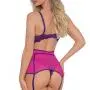 Escante Pink Merry Widow Lace Bustier Set Escante Pink Merry Widow Lace Bustier Set
