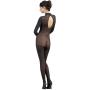 Mandy Mystery Sheer High Neck Crotchless Bodystocking