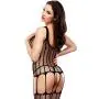Lapdance Criss-Cross Crotchless Suspender Bodystocking