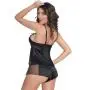 Seven 'til Midnight Black Satin Cami Set Seven 'til Midnight Black Satin Cami Set