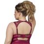 Worldgirl Plus Size Moonlight Wine Crotchless Plunge Body Worldgirl Plus Size Moonlight Wine Crotchless Plunge Body