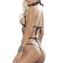 Mapale Black Wet Look Criss-Cross Body Mapale Black Wet Look Criss-Cross Body