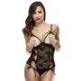 Baci Lingerie Black Lace Quarter Cup Body