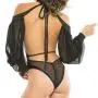 Adore by Allure Black Plunge Cold Shoulder Body