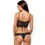 Obsessive Black Lace Cut-Out Body