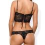 Obsessive Black Lace Cut-Out Body